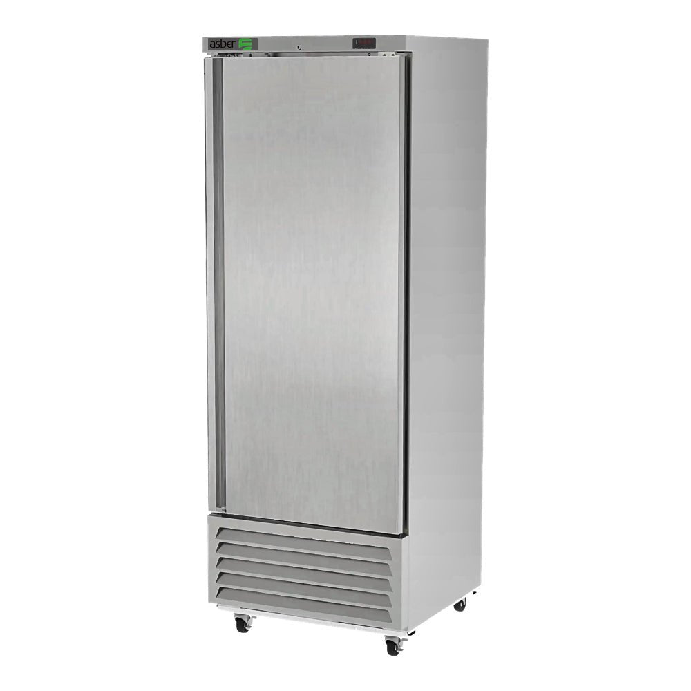 REFRIGERADOR ASBER ARR-17-H HC | Refrigerador Vertical | 1 Puerta Solida | 17 Pies Cubicos | 3 Parrillas | Acero Inoxidable | Restaurante