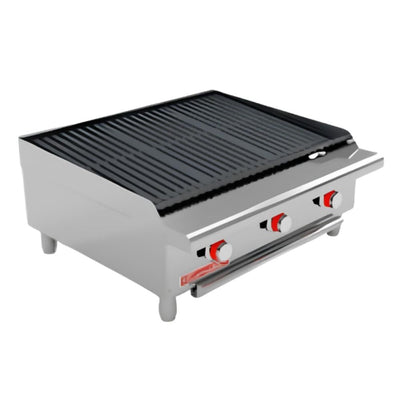ASADOR CORIAT ACV-3 MASTER | 3 Parrillas | 3 Quemadores | Lámina De Acero Inoxidable | Gas | Restaurante Hotel Industrial