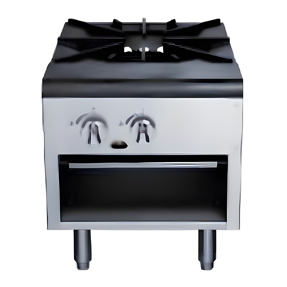 Migsa AZL-1-MG Estufon 1 Parrilla Gas, 3 quemadores, en acero inoxidable.