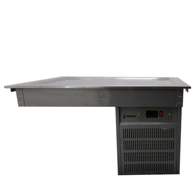 MESA FRÍA ASBER DRFP-411-CU | Mesa Fría | Placa Refrigerada | Control Temperatura Digital | 4 Insertos Enteros | Acero Inoxidable | Productos Alimentos Preparados | Pastelerías Repostería Ingredientes Frescos Buffets Bistro Restaurante Bar Cafeterías