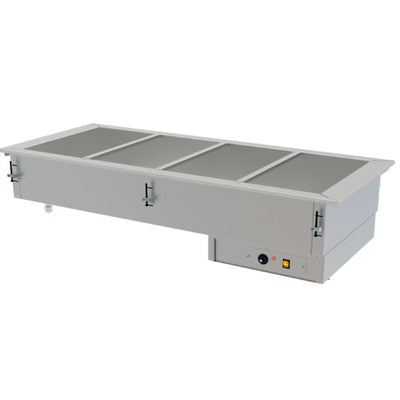 BAÑO MARIA ASBER DBM-311-S-W | Baño María | Eléctrica | 3 Insertos | Acero Inoxidable | Gris | Restaurante Buffet Banquetes | para Restaurante Buffet Banquetes Baño María Cocina Industrial Comedor Banquetes Calentar Negocio