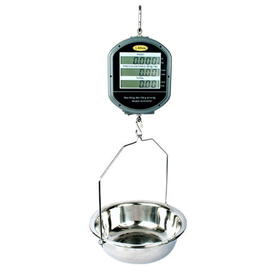 BÁSCULA NOVAL ALFA-40 | Báscula Colgante | 40 kg a 2gr | Charola en Acero | Tienda Verdurería Negocio Negocio Tianguis Tienda Abarrotes Verduras Fruta Pescado Colgante Cremeria Carniceria