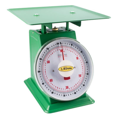 BÁSCULA NOVAL ATZ-60 | Báscula Industrial de Muella | Analoga | 60 kg a 200 gr | Fabrica Verdulería Sobre Mostrador Recepción Pesar Cobrar Báscula para Frutería Verdulería Tienda Negocio Cremería