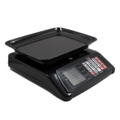 BÁSCULA NOVAL CR-20 | Báscula Comercial | 20 kg a 2gr | Tienda Tortillería Negocio Sobre Mostrador Recepción Pesar Cobrar Báscula para Frutería Verdulería Tienda Negocio Cremería