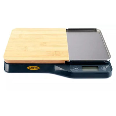 BÁSCULA NOVAL EF-2312 | Báscula Digital de Cocina | Restaurante Cocina Hogar Sobre Mostrador Recepción Pesar Cobrar Báscula para Frutería Verdulería Tienda Negocio Cremería