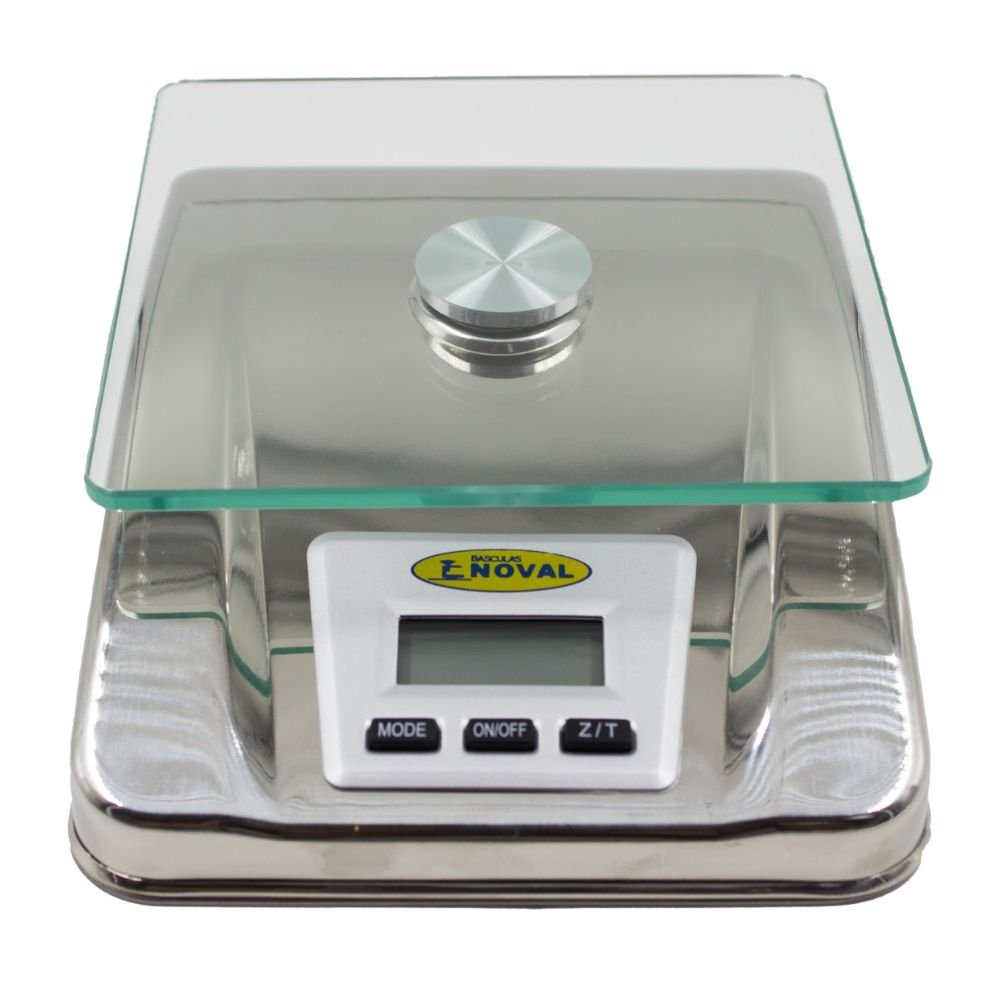 BÁSCULA NOVAL EK-08S | Báscula Digital de Cocina | Restaurante Cocina Hogar Basculas Mostrador Restaurantes Pesar Tianguis Restaurante Verduras Carnes Colgantes Plataforma Carniceria Cremeria Contadora Cargar Colgante