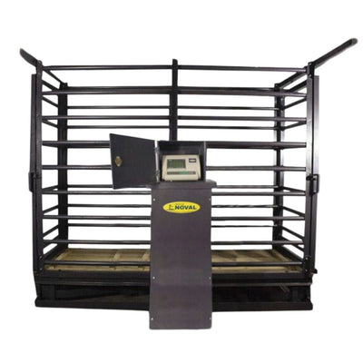 BÁSCULA NOVAL ELECTRO - GANADERA | Báscula Electromecánica | 1 Tonelada | Industria Ganado Animales Báscula Ganadera Ganado Pesar Agropecuaria Uso Industrial