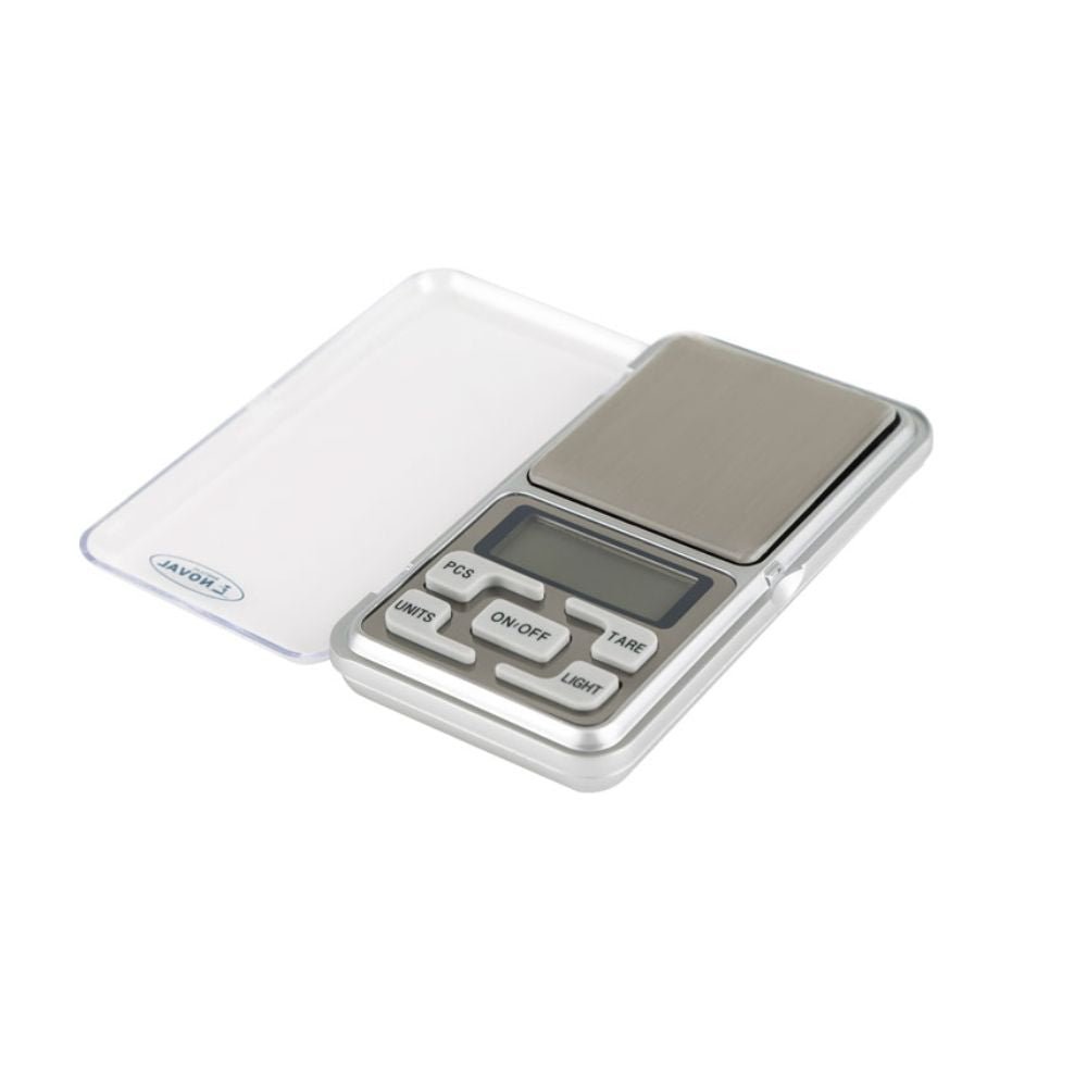 BÁSCULA NOVAL MH-500 | Báscula de Bolsillo Digital | 500 gr a 0.01 gr | Precisión Objetos Pequeños Báscula Precisión Bolsillo Objetos Pequeños Para Clavos Anillos Especias Peso en Gramos Bolsillo Portatil