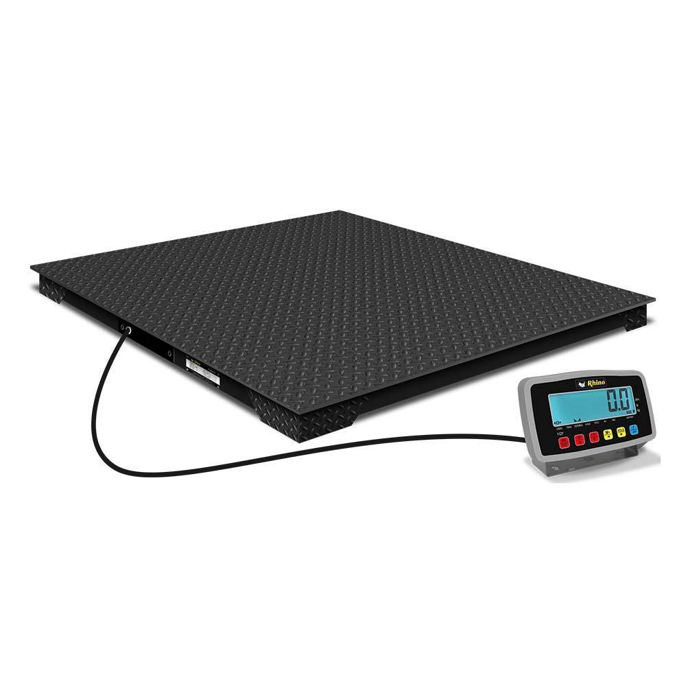 BÁSCULA PLATAFORMA RHINO PLABA-9+I-QYW | Báscula Plataforma | 1 Tonelada | Antiderrapante | Acero | Paqueteria Ferretería Supermercado Báscula Tianguis Pesar Cargar Uso Industrial Básculas Restaurantes Pesar Tianguis Restaurante Verduras Carnes Plataforma Carniceria Cremeria Contadora Cargar Uso Industrial