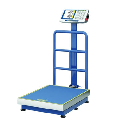 BASCULA DIGITAL NOVAL NEP-400 | Báscula Digital De Plataforma Con Barandal | Capacidad De 400 kg | Bodegas Construcciones Industrial Carnicerías Cremerías Tiendas De conveniencia.