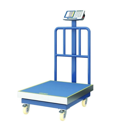 BASCULA DIGITAL NOVAL NEP-600 | Báscula Digital De Plataforma Con Barandal | Capacidad De 600 kg | Bodegas Construcciones Industrial Cremería Carnicerías Tiendas De Conveniencia Industrial Bascula Peso.