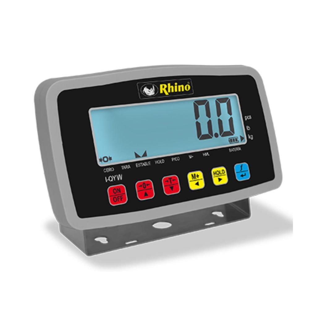 BÁSCULA PLATAFORMA RHINO PLABA-9+I-QYW | Báscula Plataforma | 1 Tonelada | Antiderrapante | Acero | Paqueteria Ferretería Supermercado Báscula Tianguis Pesar Cargar Uso Industrial Básculas Restaurantes Pesar Tianguis Restaurante Verduras Carnes Plataforma Carniceria Cremeria Contadora Cargar Uso Industrial