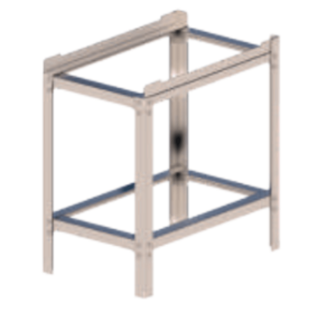 BASE DELTA BA-BM-72 TOP | Base Angular para Equipo de (25”) | Acero Inoxidable | Cocina Industrial Restaurante Restaurantes Bases Patas Cocina Industrial Equipos Accesorios Para Mesas Comedor Parrillas Asadores Planchas