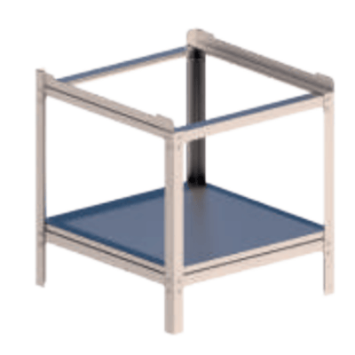 BASE DELTA BA-TY-62 TOP | Base Angular para Teppanyaki de (24”) | Acero Inoxidable | Cocina Industrial Restaurante Restaurantes Bases Patas Cocina Industrial Equipos Accesorios Para Mesas Comedor Parrillas Asadores Planchas