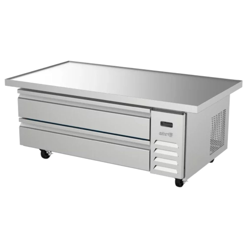 BASE REFRIGERADA ASBER ACBR-52-60 HC | Base Refrigerada | 2 Cajones | Eléctrica | Acero Inoxidable | Controles Electrónicos | Restaurante Buffet Cafetería | Restaurante Cocina Profesional Gourmet Hotel Servicio Banquetes Cafetería Espacios Reducidos Pizzería Hot Dogs Ensaladas Fonda