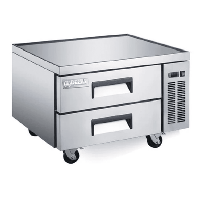 BASE REFRIGERADA DELTA D-BC-2C | Base Refrigerada | 2 Cajones | 6 Pies Cúbicos | Acero inoxidable | Cocina Restaurante Hotel