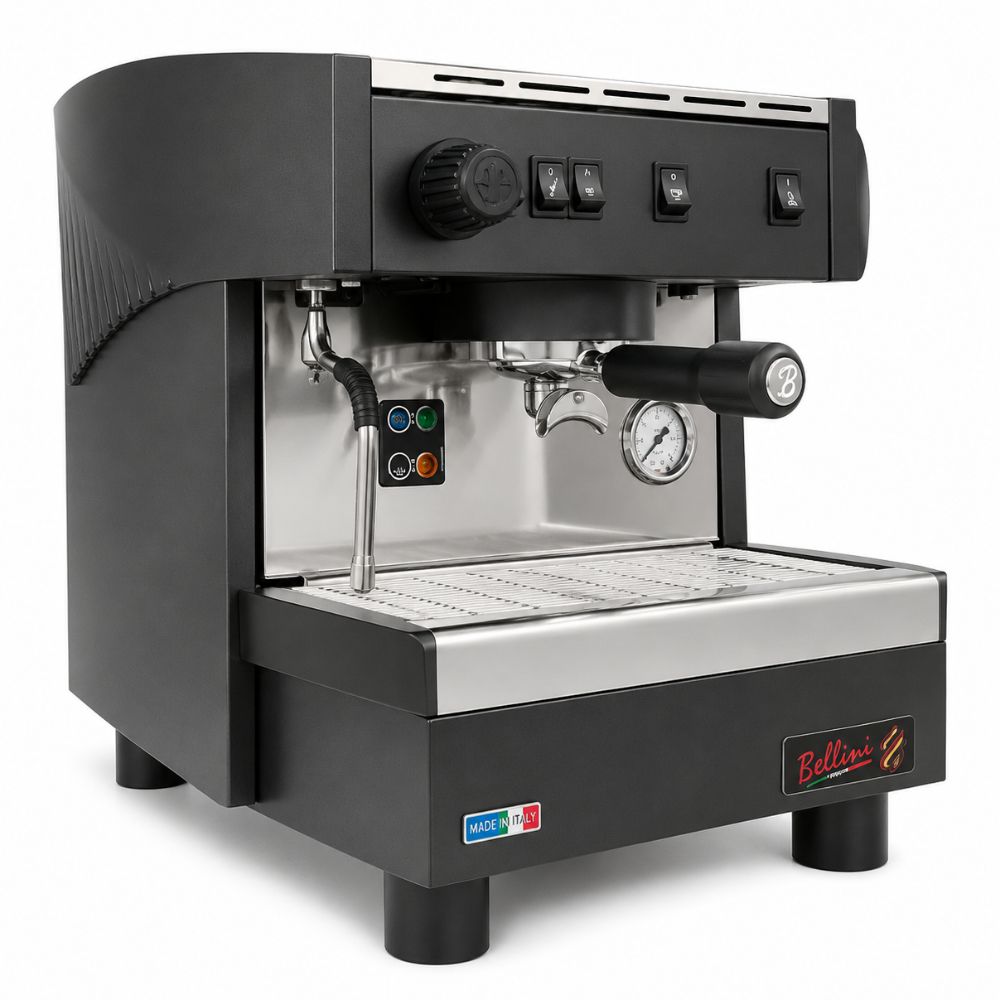 CAFETERA ITALIANA BELLINI MS60 | Maquina de Café Semiautomática | 120 Tazas / HR | 4 Litros | Restaurantes Cafeterías Bares | Cafetera Industrial Percoladora de Café Comercial de Filtro por Lotes Espresso Acero Inoxidable Cafetería Restaurante Oficina Hotel Convenciones
