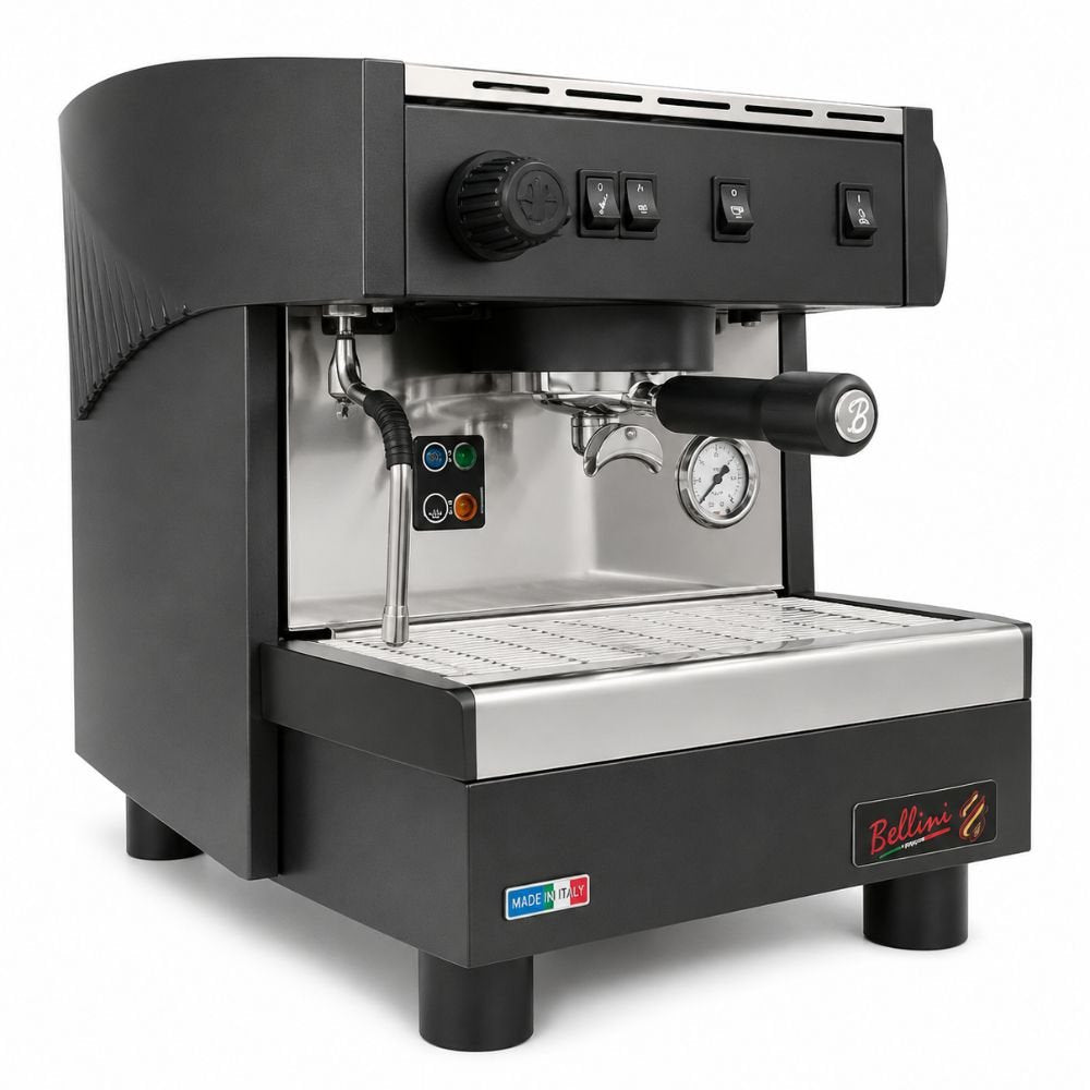 CAFETERA ITALIANA BELLINI MS60 | Maquina de Café Semiautomática | 120 Tazas / HR | 4 Litros | Restaurantes Cafeterías Bares | Cafetera Industrial Percoladora de Café Comercial de Filtro por Lotes Espresso Acero Inoxidable Cafetería Restaurante Oficina Hotel Convenciones