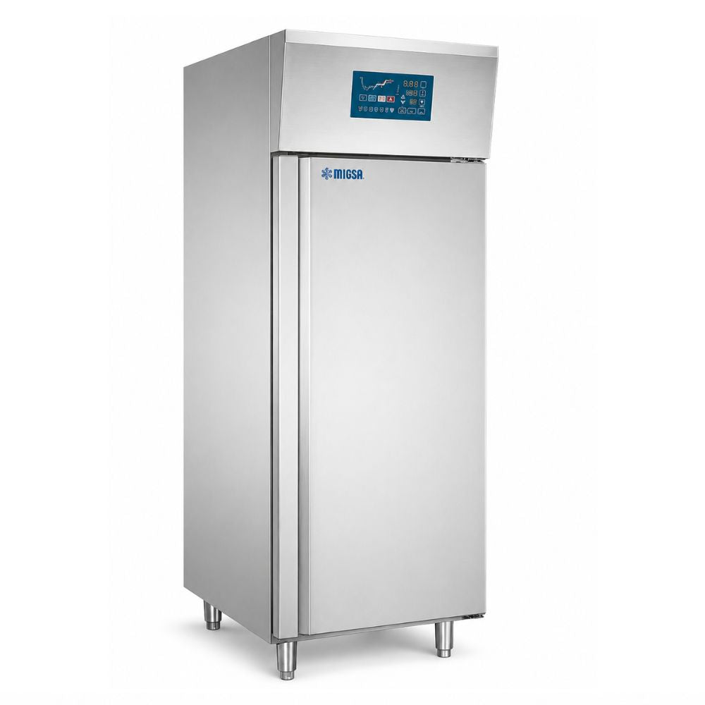 CÁMARA DE FERMENTACIÓN MIGSA XF16 | Cámara Fermentación para 16 Charolas | Control de Temperatura Digital | Acero Inoxidable | Fermentadora Masa Pan | Panificadora Panadería Supermercado Restaurante Hotel Buffet Servicio de Banquetes No Incluye Charolas