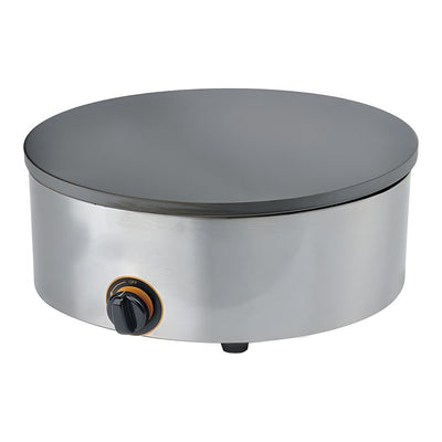 Crepera Migsa CM-04G, crepera sencilla teflon, en acero inoxidable.