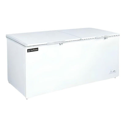 ICEHAUS CTC-24 | Congelador Conservar Comida Super Mercado Carnes Cocina Industrial | Tapa | 24 Pies Cúbicos | Restaurante Cafetería Bistró Negocio de Alimentos Tiendas Food Truck Panadería