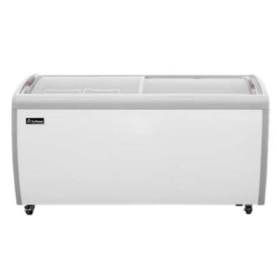 CONGELADOR ICEHAUS CHPC-460 | Congelador Horizontal | 16 Pies Cúbicos | Puerta Cristal | Enfriador y Congelador Combinado | Super Mercado Tienda Negocio Tienda de Conveniencia Departamentales Autoservicio