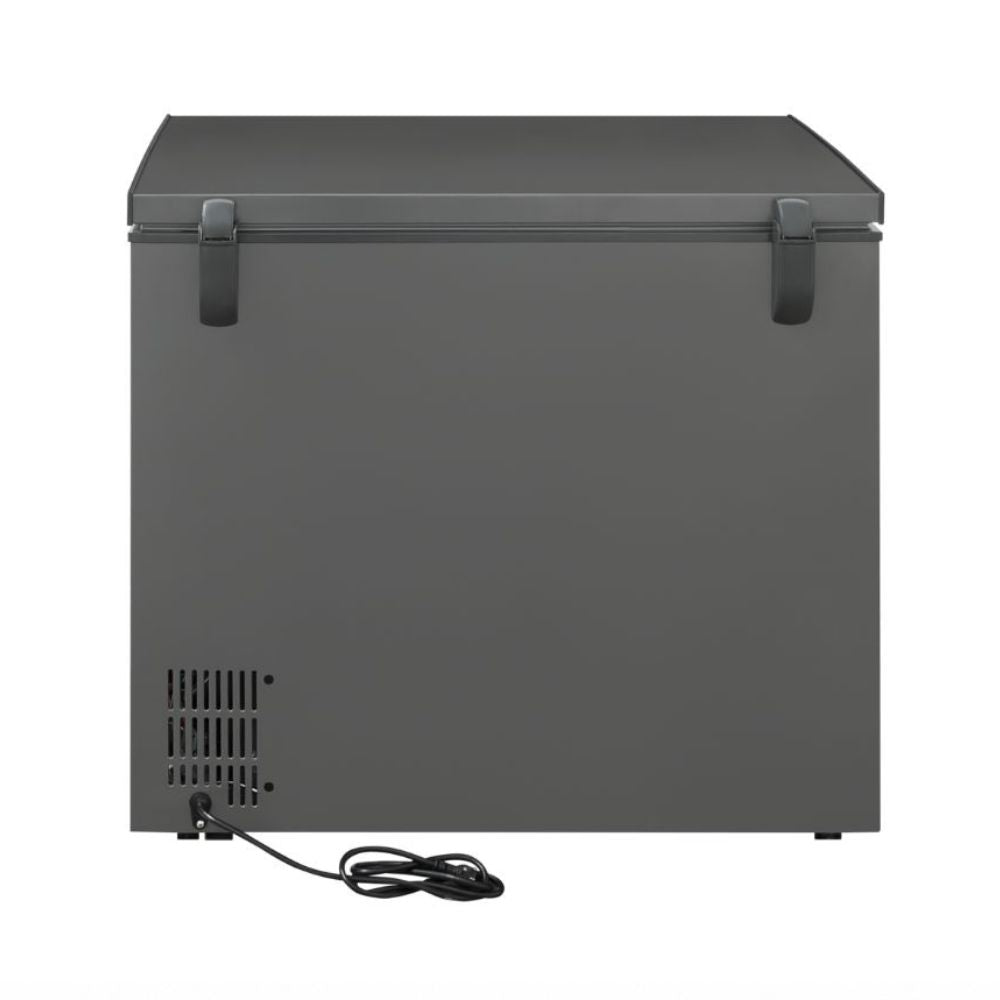 CONGELADOR ICEHAUS CTC-07-G | Congelador Horizontal Gris | 1 Tapa de Cofre | 7 Pies Cúbicos | Pescadería Heladería Carnicería | Congelador Horizontal de Cofre Exhibidor Comercial para Helados Paletas Nieves Acero Inoxidable Supermercado Heladería Paletería Cremería Tienda de Conveniencia