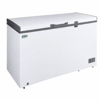 CONGELADOR ASBER EDENOX ECF-10 115V 60Hz | Congelador Horizontal para Alimentos Congelados | 10 Pies Cúbicos | Tapa Cofre | Lámina Acero | Carnicería Negocio Restaurante | Congelador Horizontal de Cofre Exhibidor Comercial para Helados Paletas Nieves Acero Inoxidable Supermercado Heladería Paletería Cremería Tienda de Conveniencia.