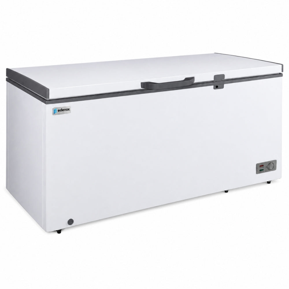 CONGELADOR ASBER EDENOX ECF-16 115V 60Hz | Congelador Horizontal para Alimentos Congelados | 16 Pies Cúbicos | Tapa Cofre | Lámina Acero | Carnicería Negocio Restaurante | Congelador Horizontal de Cofre Exhibidor Comercial para Helados Paletas Nieves Acero Inoxidable Supermercado Heladería Paletería Cremería Tienda de Conveniencia.