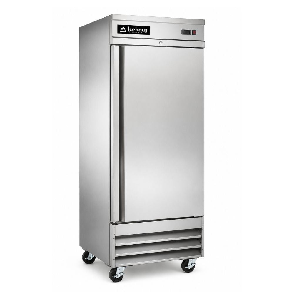 CONGELADOR ICEHAUS CV-1PS-SS-01 | Congelador Vertical 1 Solida | 21 Pies Cúbicos | Acero Inoxidable | Hotel Carnicería Abarrotes | Congelador Vertical Comercial Conservador Exhibidor de 1 2 3 Puertas Acero Inoxidable Restaurante Cocina Industrial Cremería Carnicería Pescadería Hotel Negocio