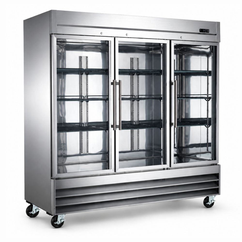 CONSERVADOR CRT ERV613PV 200-001-036 | Conservador Puerta Cristal | 3 Puertas | Restaurantes Cocinas industriales Hoteles Comedores industriales Banqueteras Cafeterías Negocios de alimentos Distribuidores de alimentos
