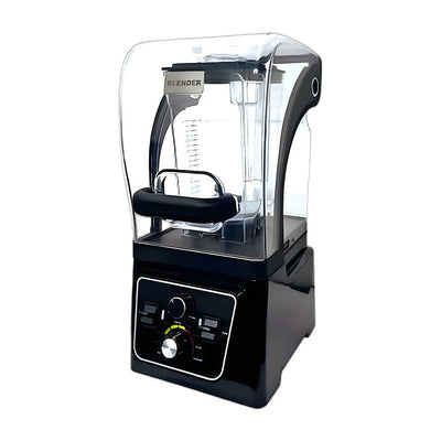 LICUADORA COMERCIAL 1.6 L CON CUBIERTA ANTIRUIDOS EQUICHEF BL-228 | Comerciales | Eléctrico | Acero Inoxidable | Restaurante Cocina Comercial | Licuadora Comercial de Vaso Profesional Triturar Moler Smoothies Batidos Salsas Acero Inoxidable Restaurante Bar Cafetería Cocina Comercial Negocio