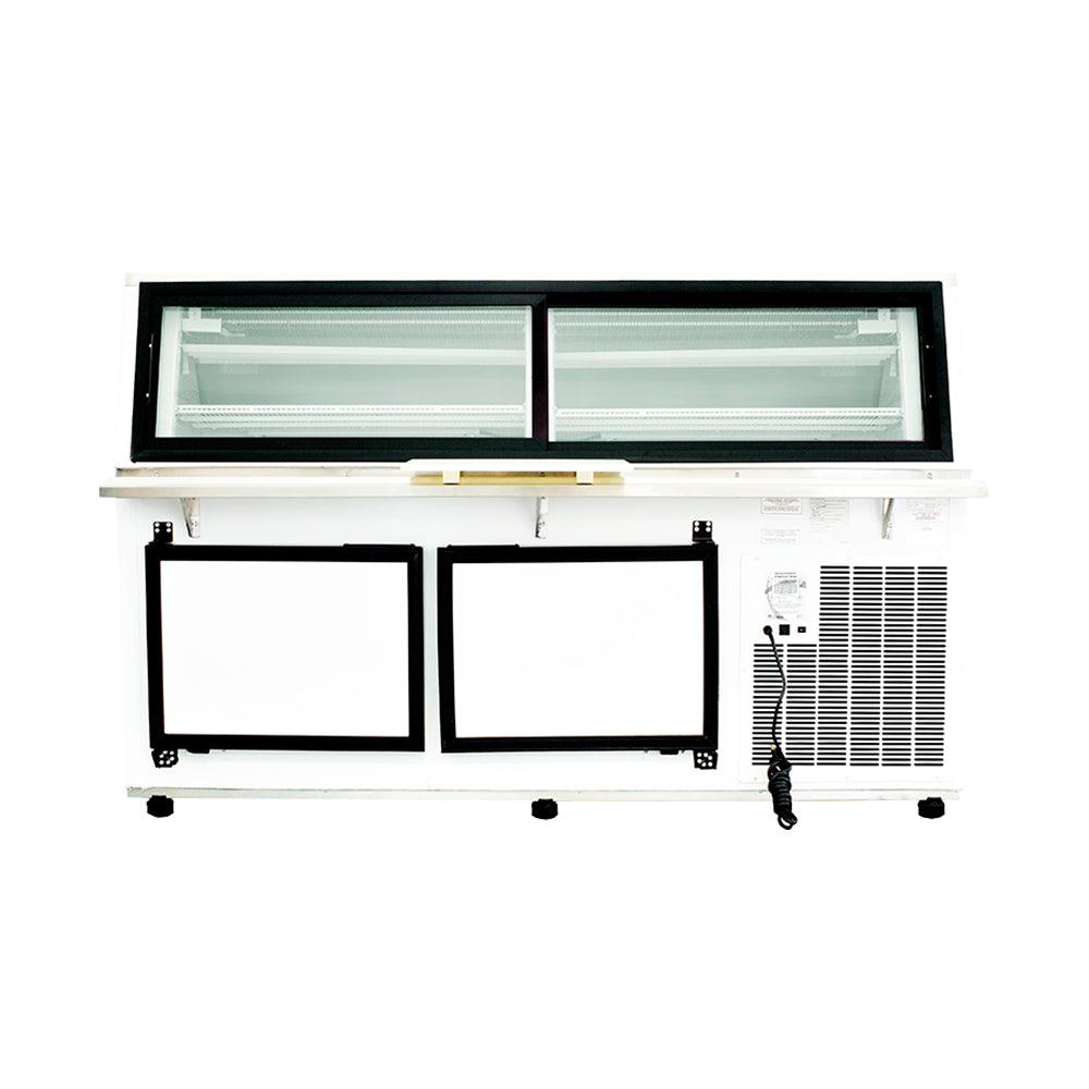 Criotec VCR-200 Vitrina Exhibidora Cristal Curvo Pasteleria Reposteria Negocio Alimentos Pasteles Panes Exhibicion Industrial Carniceria Cremeria. KitchenMax.Store. Envíos seguros a todo México. Cotiza hoy mismo.