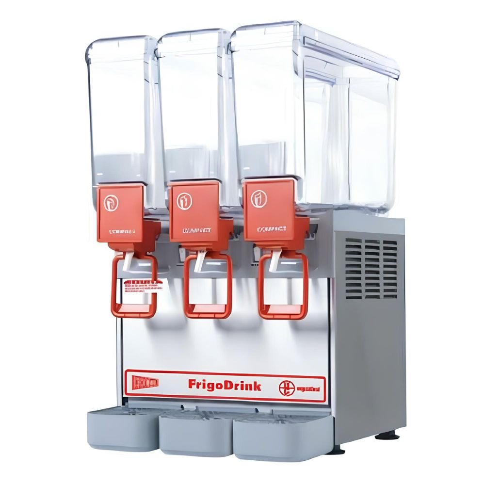 EUROQUIP D20/3 | Despachador de Bebidas | Restaurante Cafetería Bares | 3 Depósitos 20 Litros | Hotel Buffet Catering Tienda de Autoservicio Cine Bistró Comida Rápida