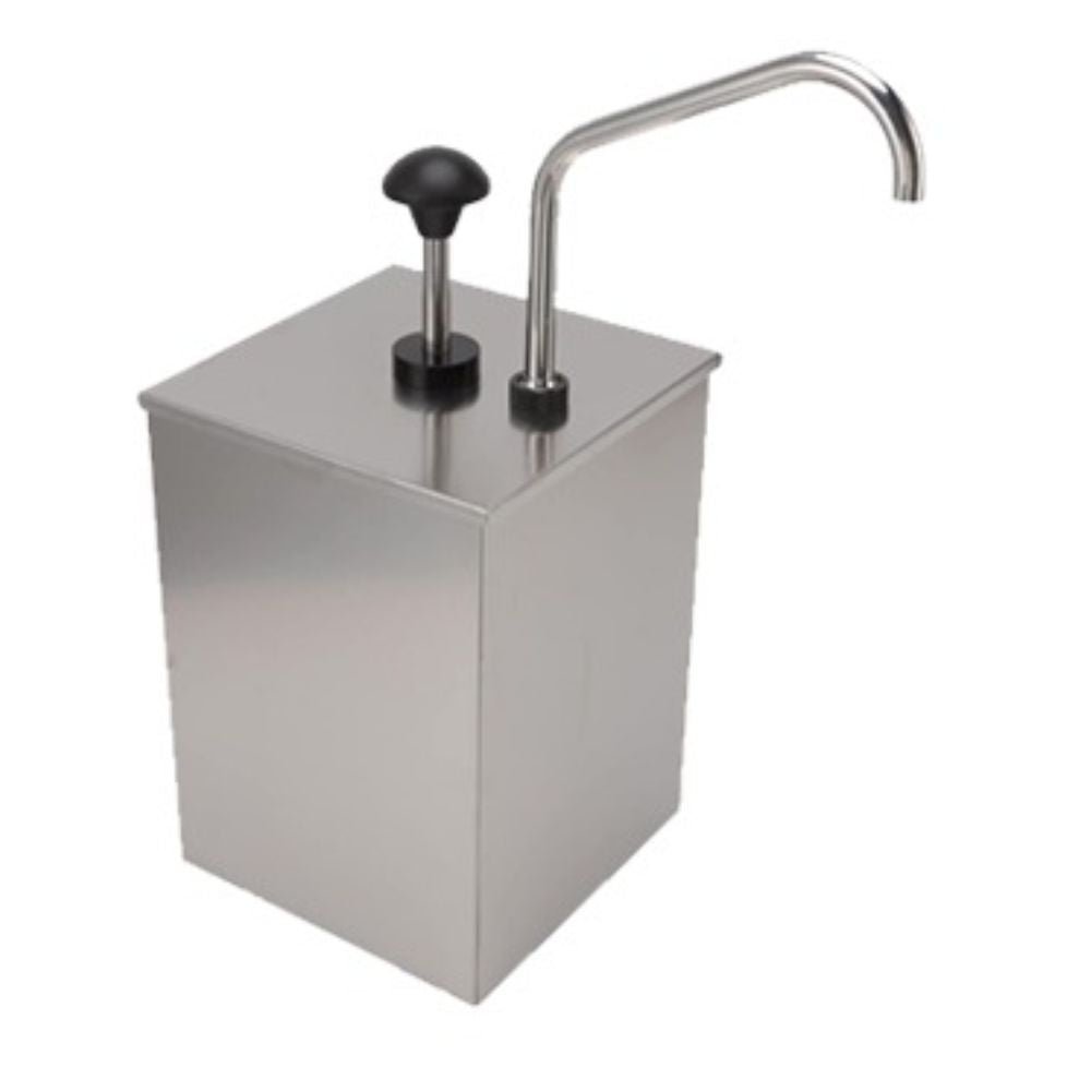 DISPENSADOR KEITER KREPPSLAND METHSP-4L | Dispensador para Catsup y Mostaza | 4 Litros | Acero Inoxidable | Restaurante Cafetería Hotel Comedores Restaurantes Bares Dispensador Distribuidor Repartidor Alimentos Bar Local Negocio Tienda de Convivencia Condimentos Cine