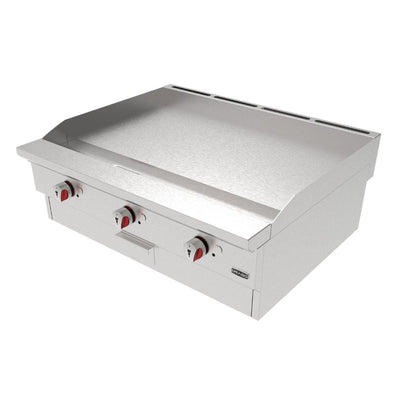 Drago PG-3 Plancha 91.5 cm Gas 3 Controles Acero Inoxidable - - Drago - KitchenMax Store