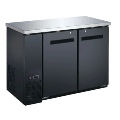 ENFRIADOR INTERNATIONAL INT/BBC-2PS-AI | Enfriador Barra Trasera | 11 Pies Cúbicos | 2 Puertas Solidas | Bar Cafetería Comercial Refrigerar Congelar Cocina Comedor Cocina Industrial Conservar