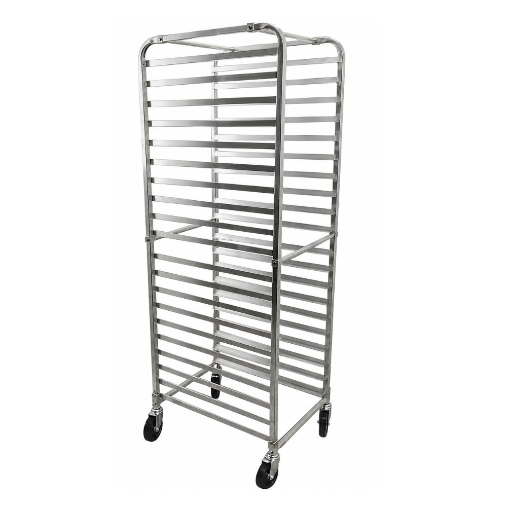 ESPIGUERO MIGSA 6063-T5 | Carro Espiguero para 20 Charolas | Panadería Restaurante Panaderia Reposteria Hotel Supermercado Buffet Comedor Industrial Restaurante Cocina Profesional