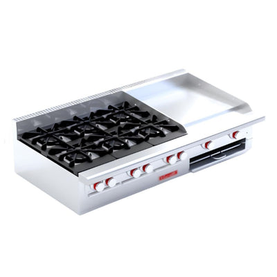 ESTUFA CORIAT EC-6-GRILL DE MESA MASTER | Estufa | 6 Quemadores | Plancha | Gas | Hotel Restaurante Comedor Hotel Comedor Industrial Cocinas Fondas Restaurantes Cenadurías Comedores Industriales Preparación de Alimentos Cocción