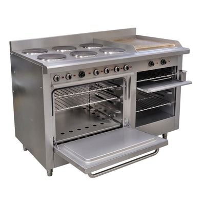 ESTUFA CORIAT EC-6-H-GRILL-E MASTER | Estufa Eléctrica | 6 Platos | Acero Inoxidable | Cocina Industrial Restaurante | Estufa Maestra Multifuncional Parrilla Plancha Horno Freidor Gratinador a Gas Acero Inoxidable Restaurante Cocina Industrial Fonda Cenaduría Comedor Industrial.