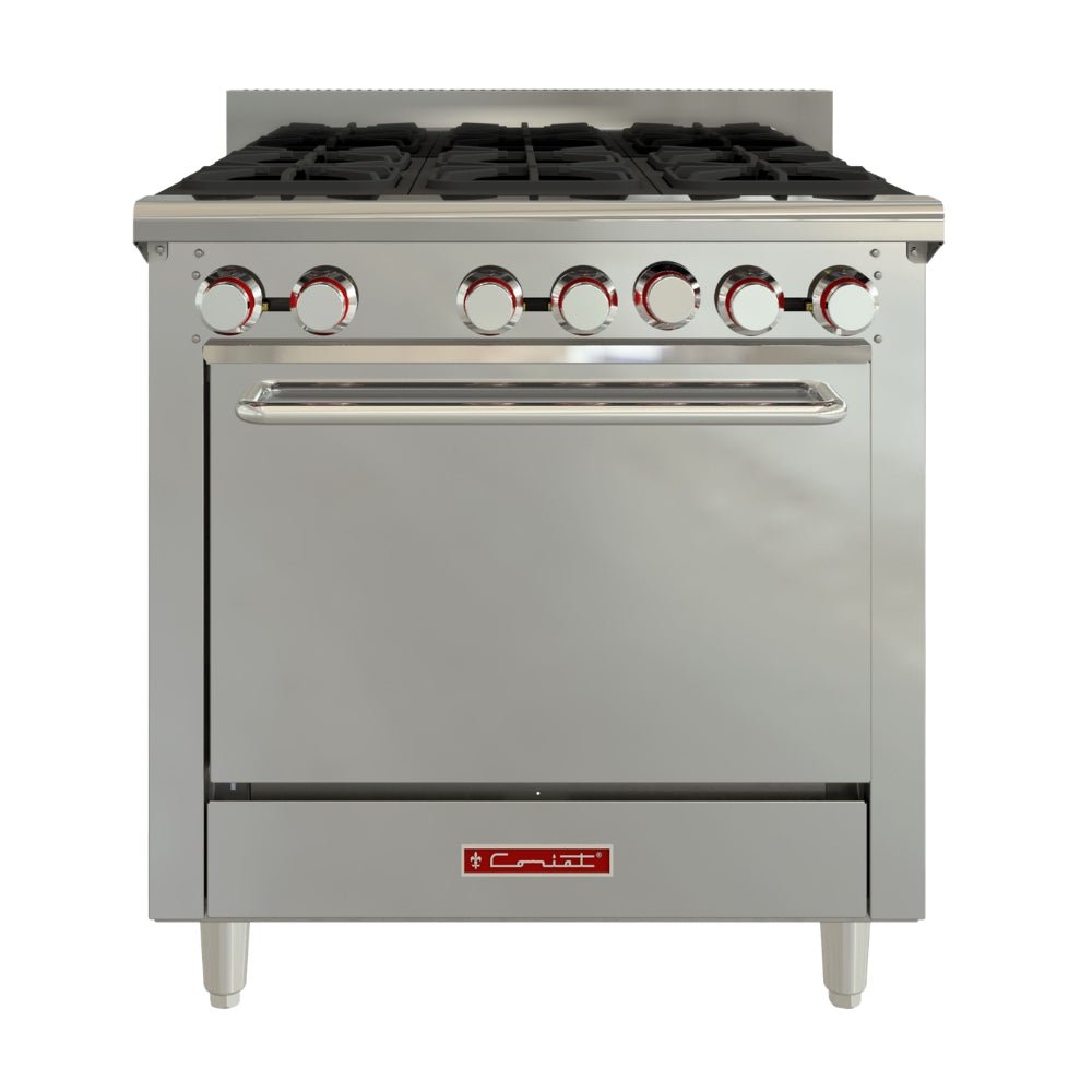 ESTUFA CORIAT EC-6-HG MASTER | Estufa | 6 Quemadores | 1 Horno | Gas | Hotel Restaurante Comedor Industrial | Estufa Maestra Multifuncional Parrilla Plancha Horno Freidor Gratinador a Gas Acero Inoxidable Restaurante Cocina Industrial Fonda Cenaduría Comedor Industrial.