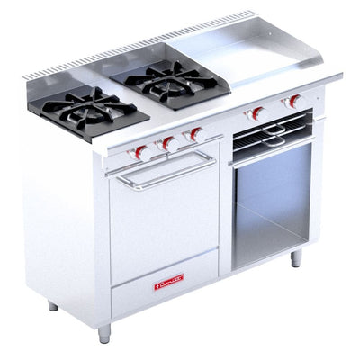 ESTUFA CORIAT MINICHEF DE PISO PETIT | Estufa | 2 Quemadores | Horno | 1 Plancha cold rolled steel 3/4 | Restaurante Cafetería Cenaduría Estufa Parilla Horno Restaurante Cocción Comida Preparación Quemadores Respaldo Uso Rudo Comedor Charola Petit Gratinador.