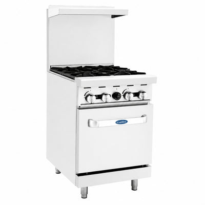 ESTUFA SOBRINOX XFSO-24-J 17090901 | Estufa con Horno | Gas | Frente 61.0 cm | Restaurante Cocina Industrial | Estufa Maestra Multifuncional Parrilla Plancha Horno Freidor Gratinador a Gas Acero Inoxidable Restaurante Cocina Industrial Fonda Cenaduría Comedor Industrial