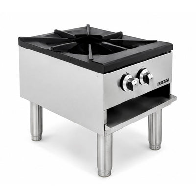 ESTUFÓN EUROQUIP GPFO-01-SH | Estufón | 2 Quemadores | Gas Propano | Acero Inoxidable | Cocina Industrial Restaurante Hotel | Estufón Fogón Industrial Quemador de Alta Presión Hornilla para Cazo Olla Comal a Gas Acero Inoxidable Restaurante Cocina Industrial Fonda Cenaduría Taquería