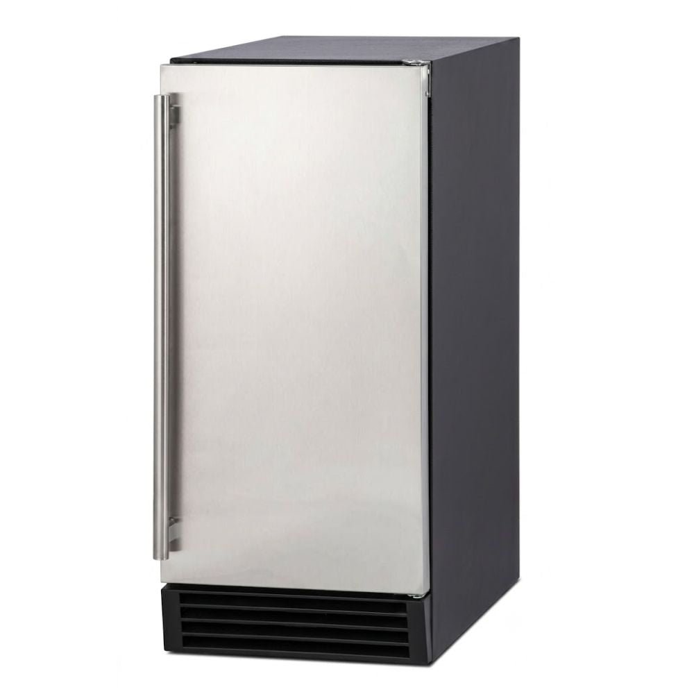 Fábrica de Hielo Mercartor MU15IMG, fabrica de hielo gourmet, en acero inoxidable.