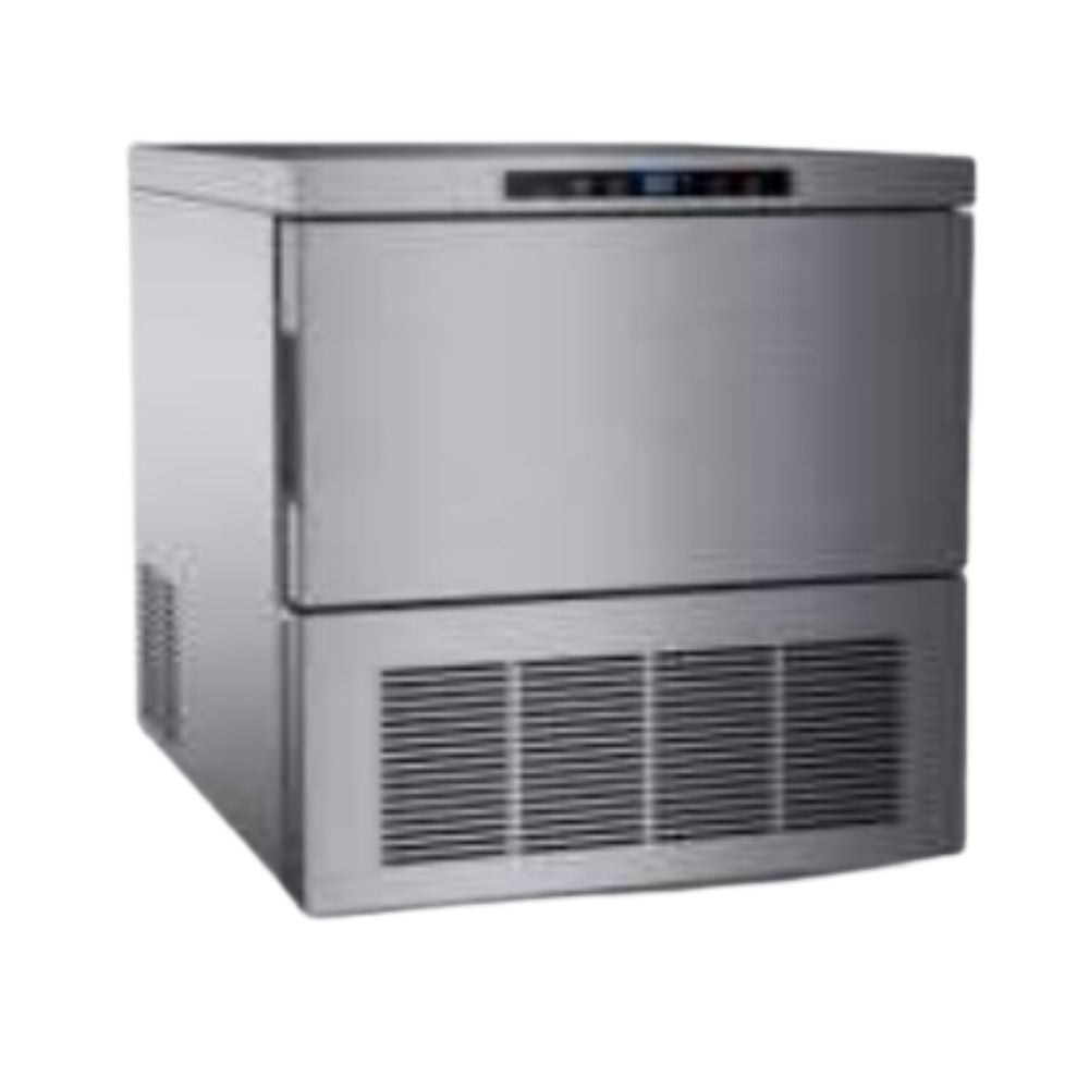 FABRICA DE HIELO MIGSA HB-100 | Máquina Fabricadora de Hielo en Cubos | Producción 100 Kg por Día | Capacidad de 32 Kg | Restaurante Oficina Refrigerar Congelar Cocina Comedor Cocina Industrial Conservar Fabricar Bar Restaurante Oficina