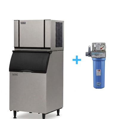 FÁBRICA DE HIELO ICE-O-MATIC CIM0430FA | Máquina de Hielo en Cubo con Depósito | 227 kg/día / Depósito 156 kg | Restaurante Bar Hotel