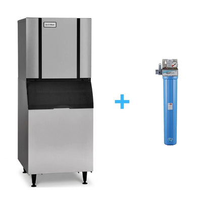 FÁBRICA DE HIELO ICE-O-MATIC CIM1446FA | Máquina de Hielo en Cubo con Depósito | 771 kg/día / Depósito 388 kg | Restaurante Bar Hotel