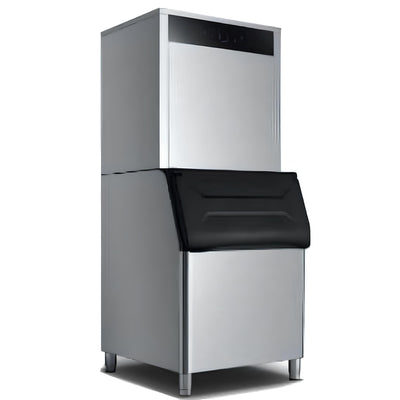 FABRICA DE HIELO MIGSA ZBX-160 | Máquina Fabricadora de Hielo Frappe | Producción 160 kg por Día | Capacidad 105 kg | Restaurante Cafetería Hotel | Restaurante Oficina Refrigerar Congelar Cocina Comedor Cocina Industrial Conservar Fabricar Bar Restaurante Oficina