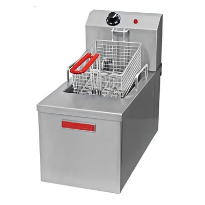 FREIDORA CORIAT FC-10-MINI-E PETIT | 1 Tina | 3 Litros | Acero Inoxidable | Cocina Industrial Restaurante Bar Restaurante Cocina Económica Freír Alimentos Freidoras Alitas Papas A la Francesa Salchipulpos Pollo Snacks